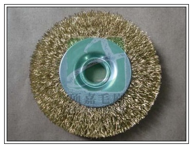 鍍銅鋼絲拋光輪刷